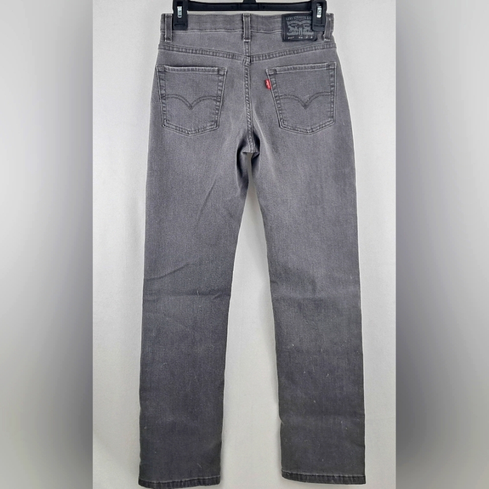 Levi's 511 Boy's Jeans Grey sz 14 R - Picture 3 of 9